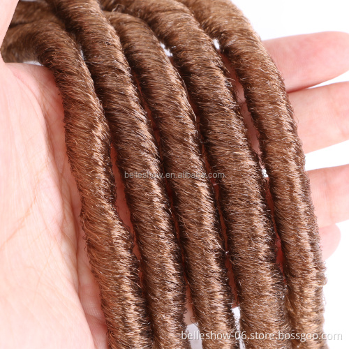 Hot sell freetress soft dread crochet freetress urban soft dread crochet braids how to install soft dreads